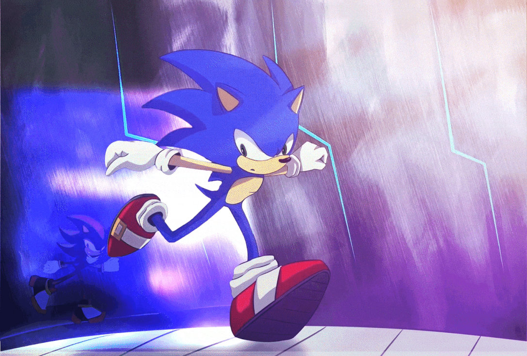 Sonic and Shadow running animation by Azlaris on DeviantArt