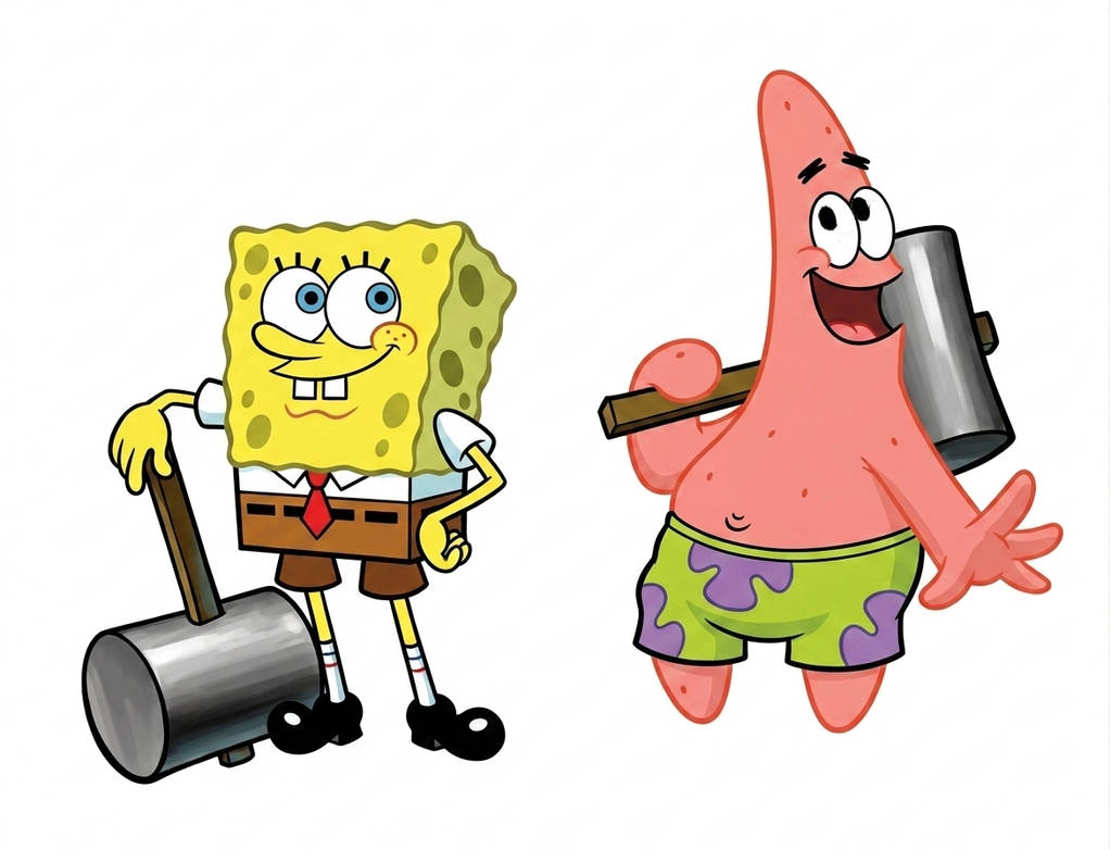 Spongebob Power Ranger Power Ranger Patrick SpongeBob and Patrick by Justingarcia2024 on DeviantArt