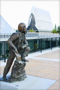 The Statue Of An Airman