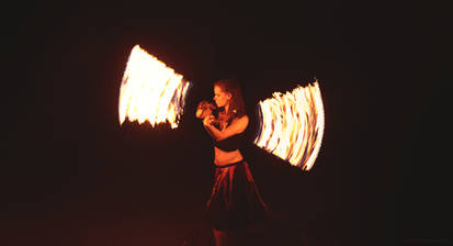 Fire dancing