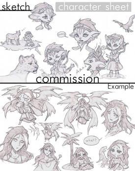 [OPEN] Sketch Commission sheet