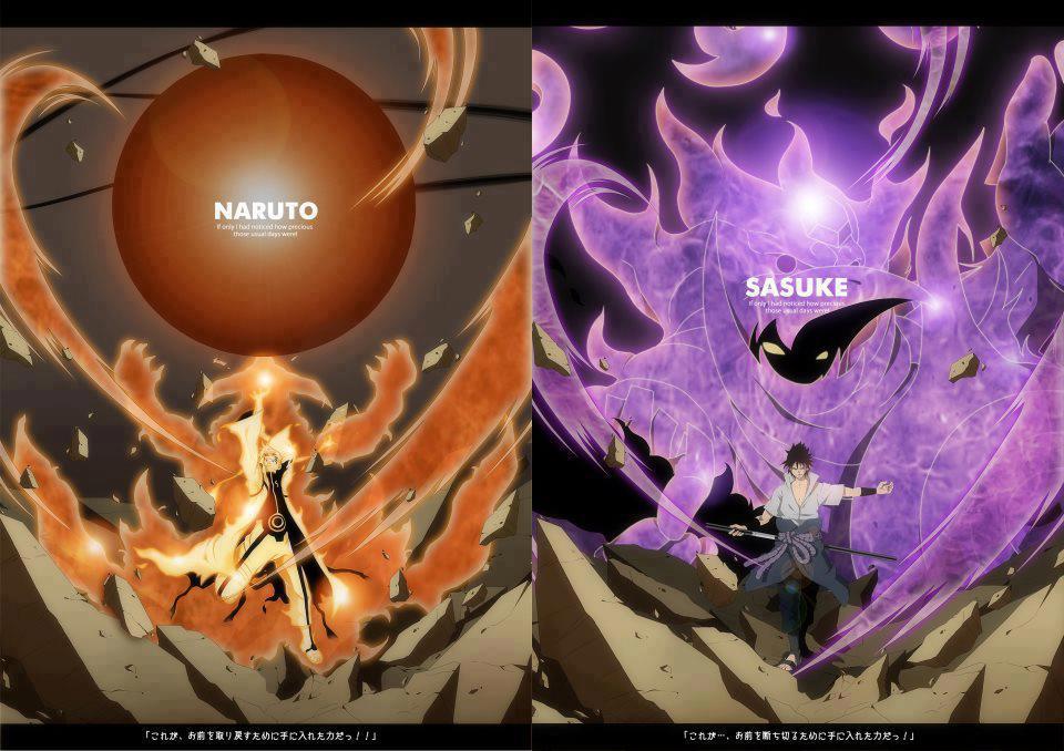 Naruto Classic - Sasuke Vs Naruto by DesignerRenan on DeviantArt