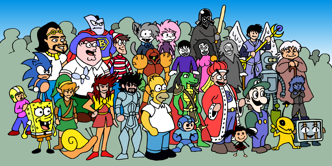 Crowd Scene by GeminiSaintFM on DeviantArt