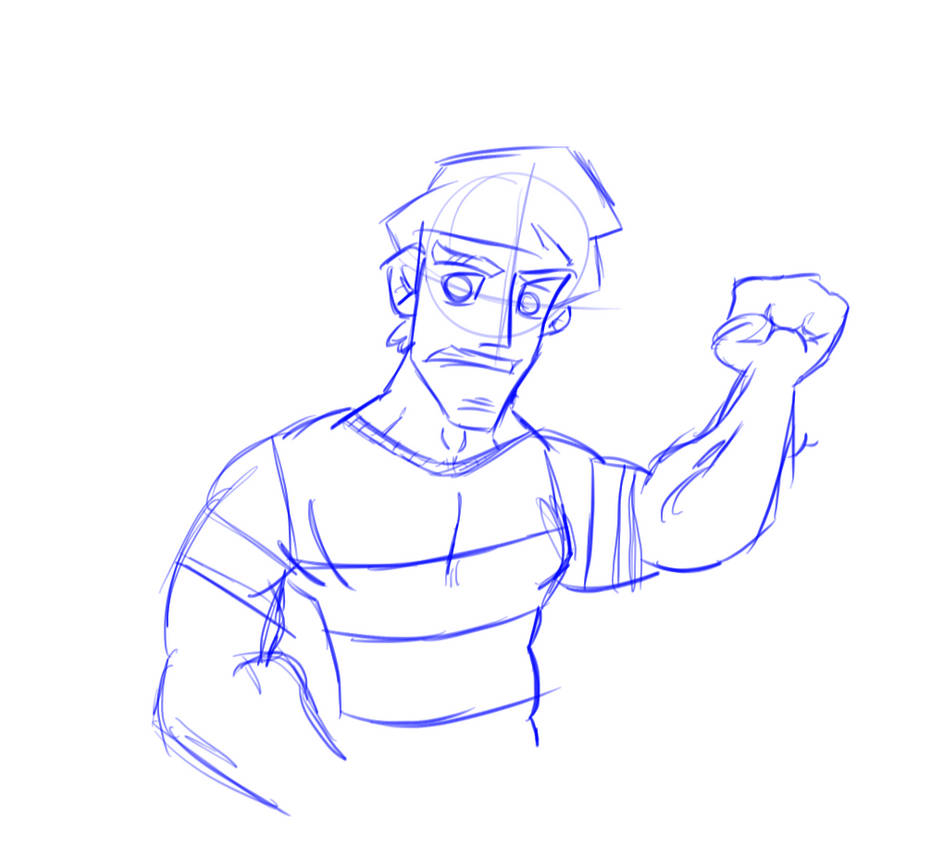 Muscle Doodle by GeekWorthy on DeviantArt