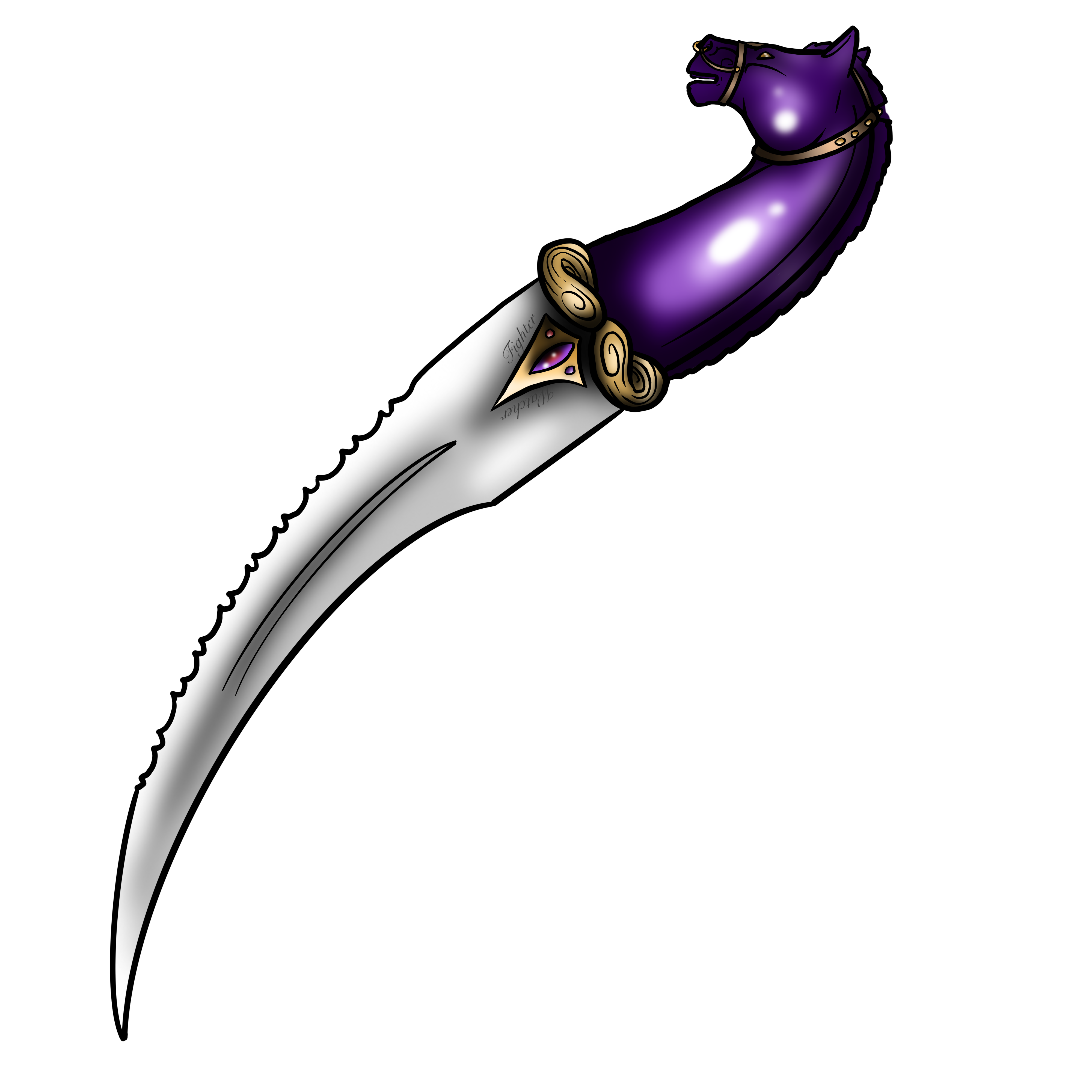 Ceremonial Dagger - Watcher and Fighter by Matsi-Doodles on DeviantArt