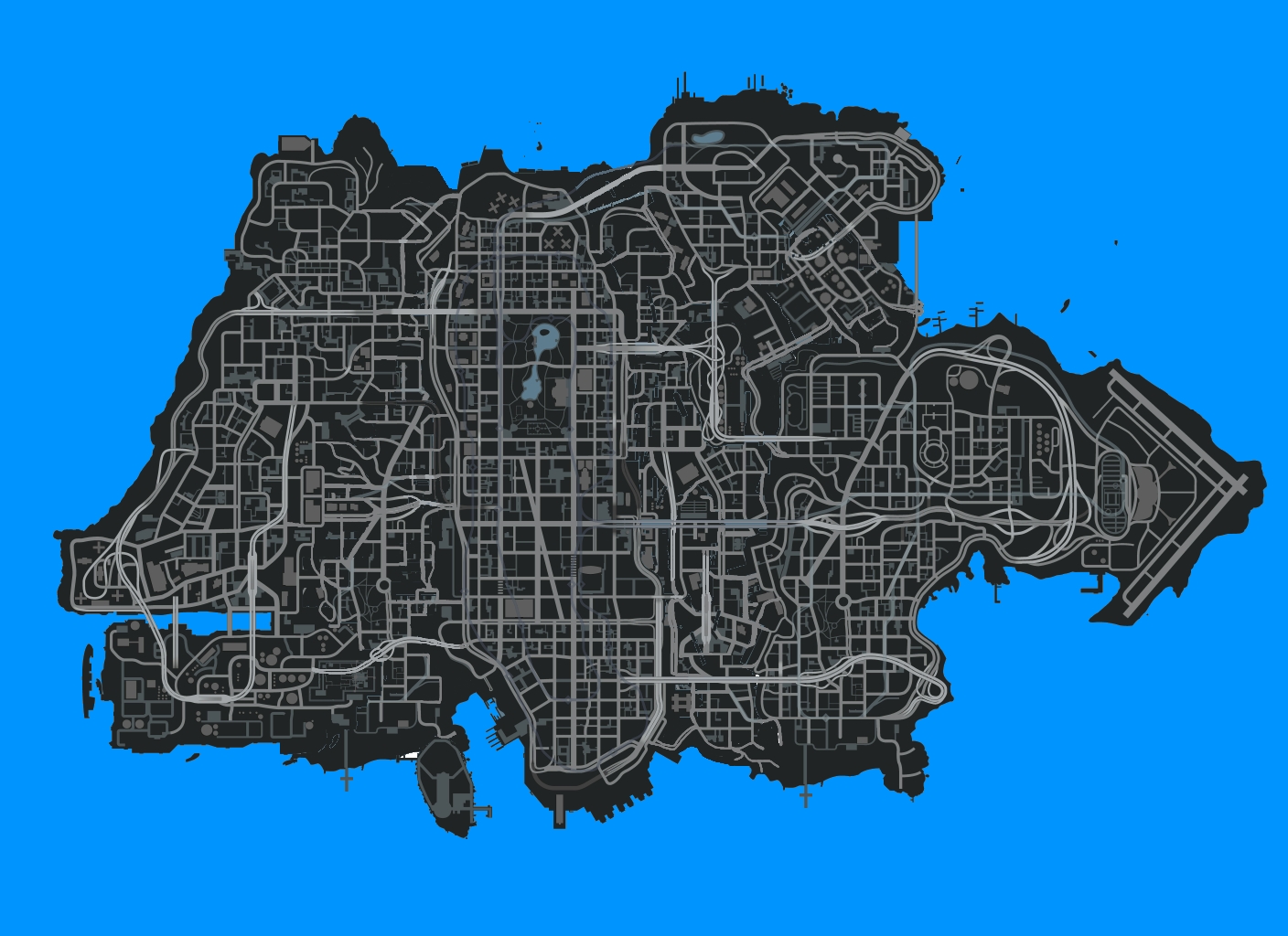 GTA VI: All Cities Map Idea by saifbeatsart on DeviantArt