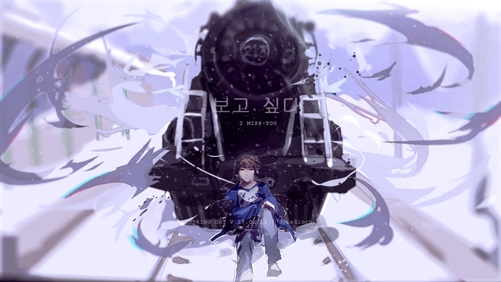 BTS 'Spring Day' MV - TAEHYUNG (+speedpaint) by jiefinch BTS 'Spring Day' MV - TAEHYUNG (+speedpaint) by jiefinch