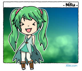 miku on xiibi world