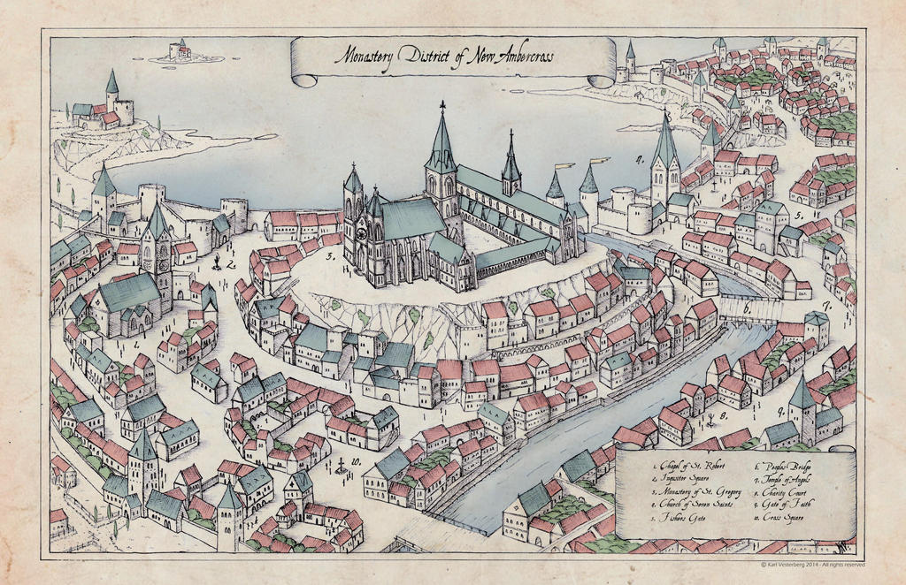 Private Map: Monastery District 2014 by Traditionalmaps on DeviantArt