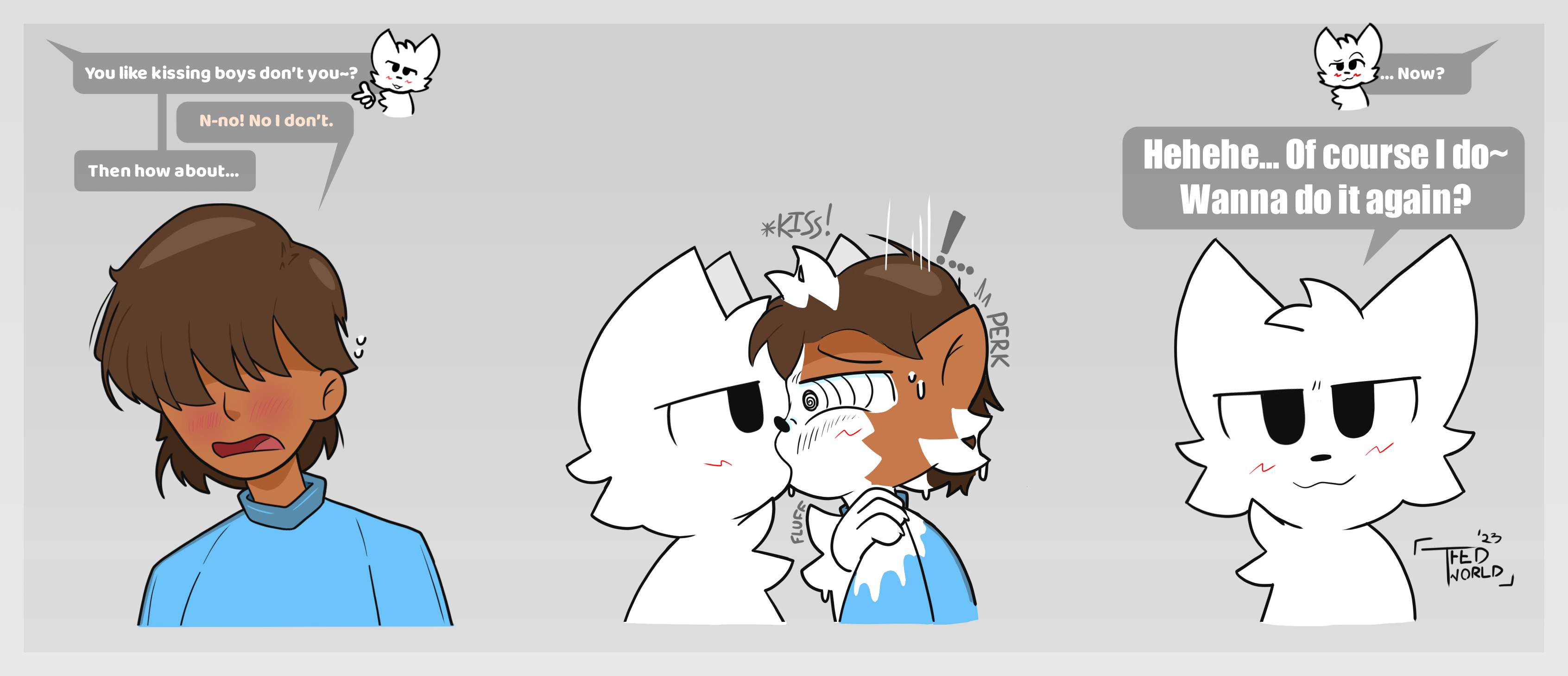 You like TFing boys dont you? - Boykisser TF by TfedWorld on DeviantArt