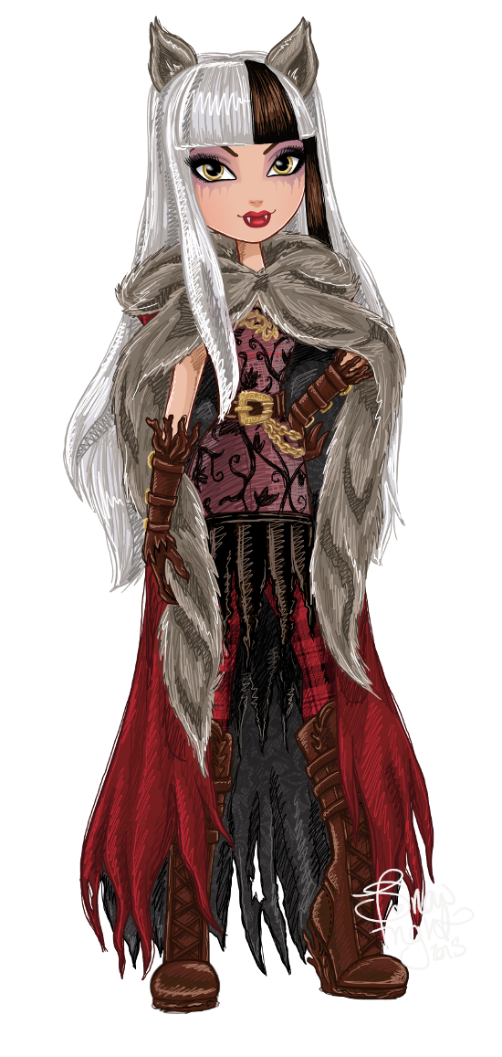 Cerise wolf doll 2025