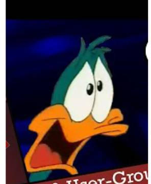Plucky Duck just scared by Edicitareiffen on DeviantArt