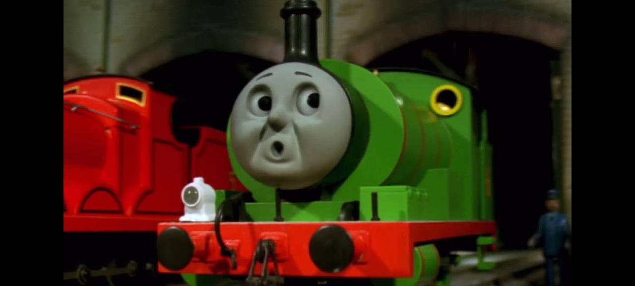 Percy is very scared about the fog horn by Edicitareiffen on DeviantArt