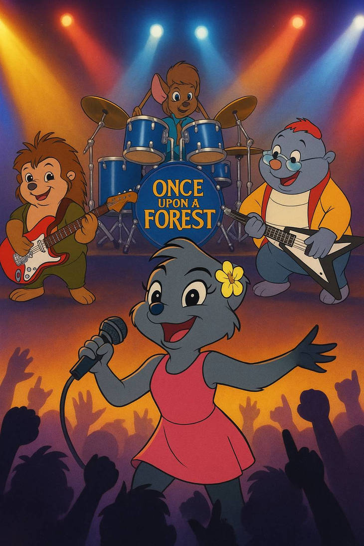 Once upon a forest rock band setup by Edicitareiffen on DeviantArt