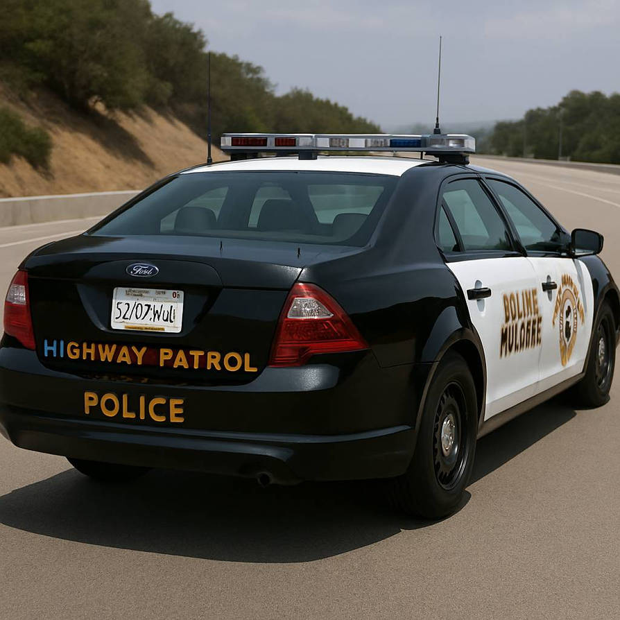 Rear 2011 Ford fusion chp highway patrol by Edicitareiffen on DeviantArt