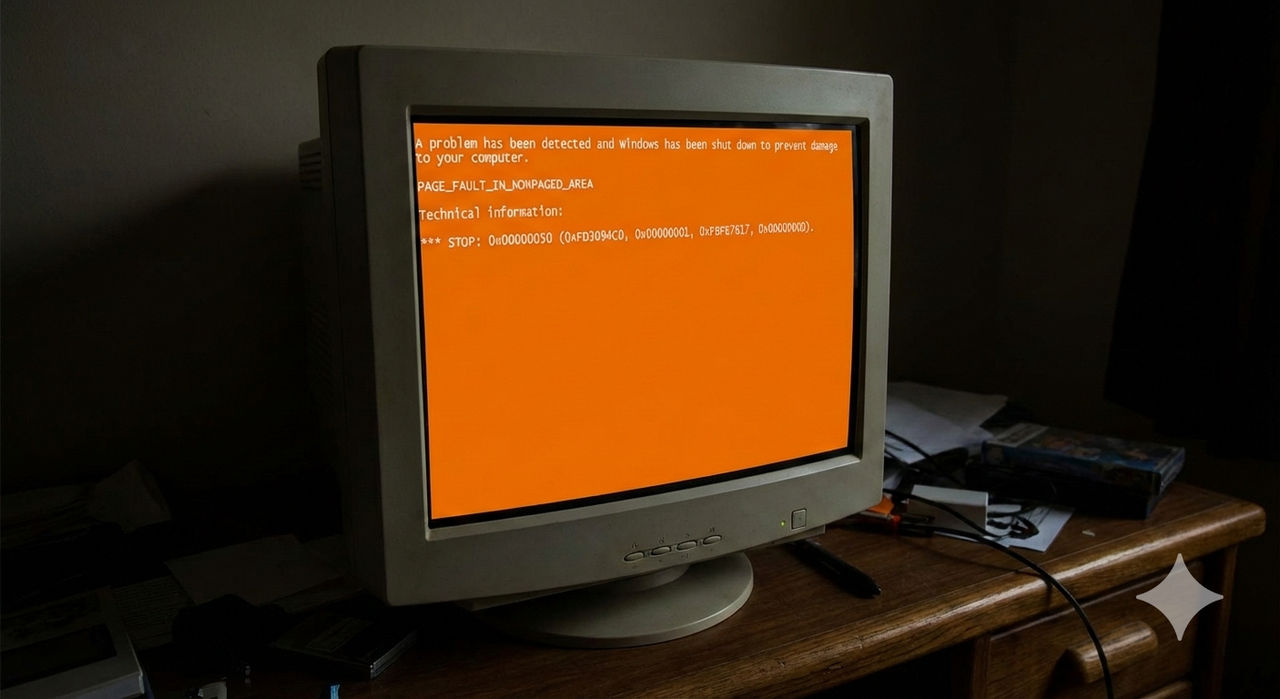 Orange screen error windows xp by Edicitareiffen on DeviantArt