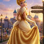 Cinderella (Gold Dress) is Going to Disneyland
