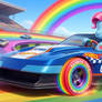 G3 rainbow dash driving GT Scorcher