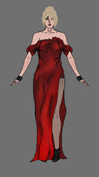 A: Rose Red Dress