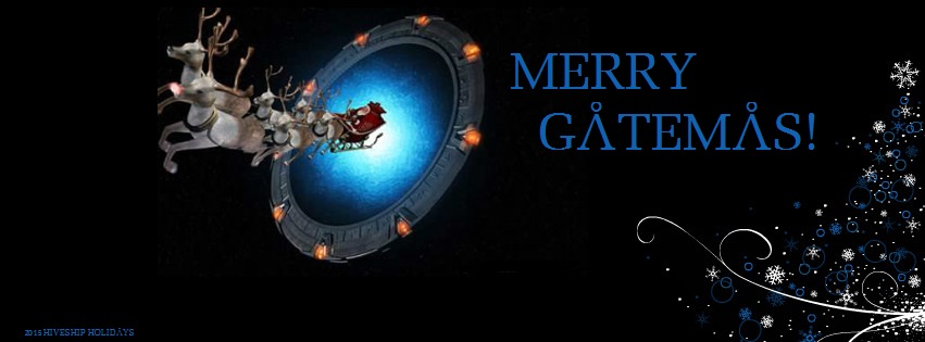Facebook Timeline Cover (Christmas:  Stargate)