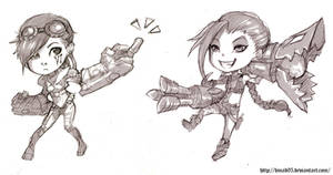 [request for ToiLaGio] Chibi Vi and Jinx