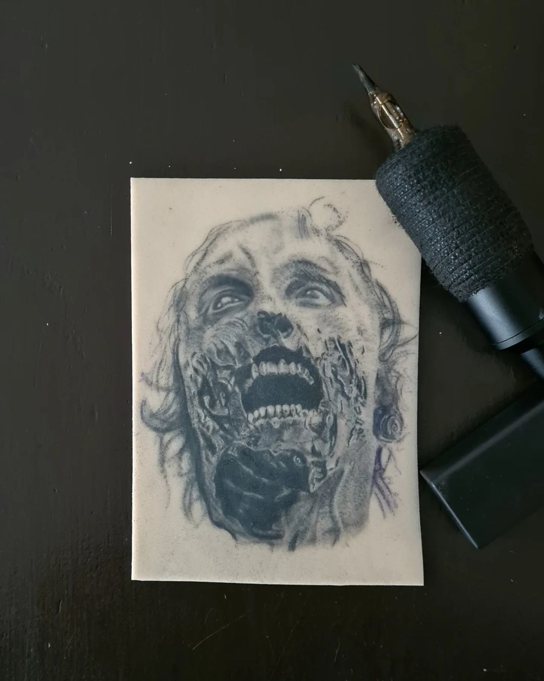 Zombie Tattoo on reelskin by AngeloJorissen on DeviantArt