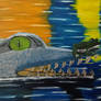O20 - Crocodile and frog