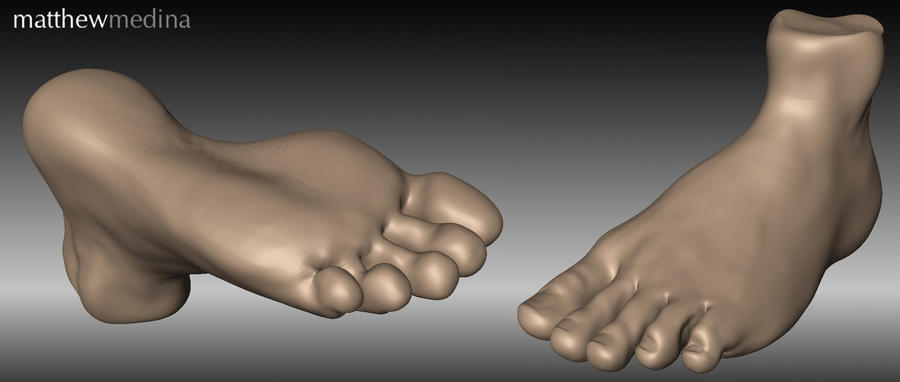 Mudbox Foot Study