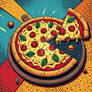 ..... pop art pizza,