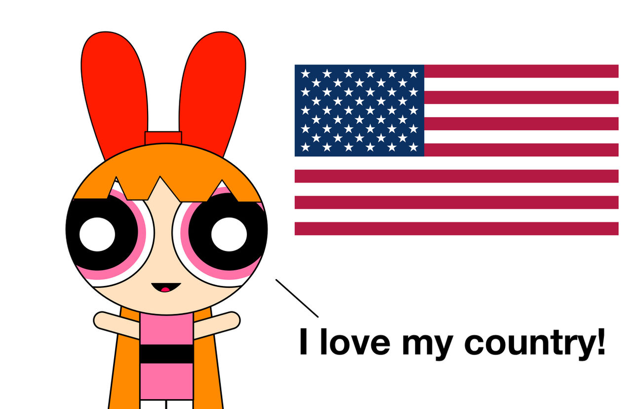 Powerpoff Deviantart Patriotic Blossom! by RealRyanAndrade on DeviantArt