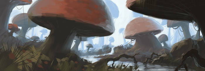 mushroom forest