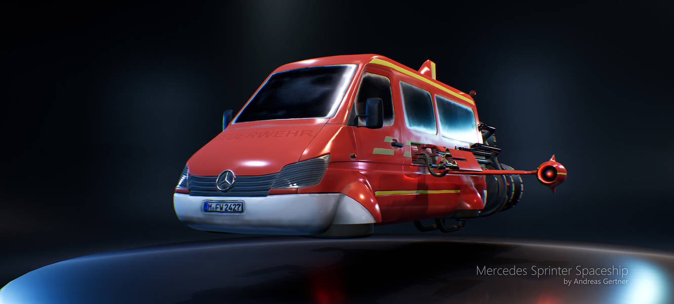 Mercedes Sprinter Spaceship by NPLMxAndi on DeviantArt