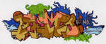 La Morena Graffiti Finished by wolf-lion