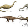 Diplodocus over the centuries
