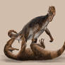 Allosaurus jimmadseni fighting (MOR 693)