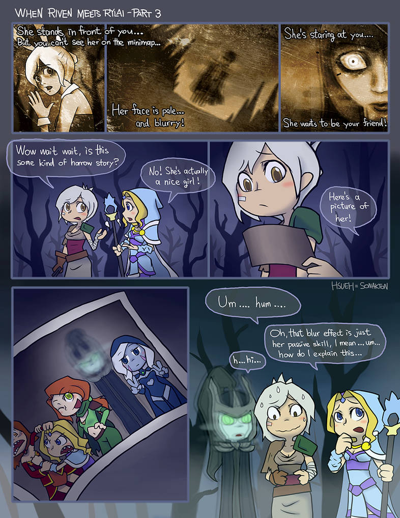 Crossover:When Riven meets Rylai - Part 3 by phsueh