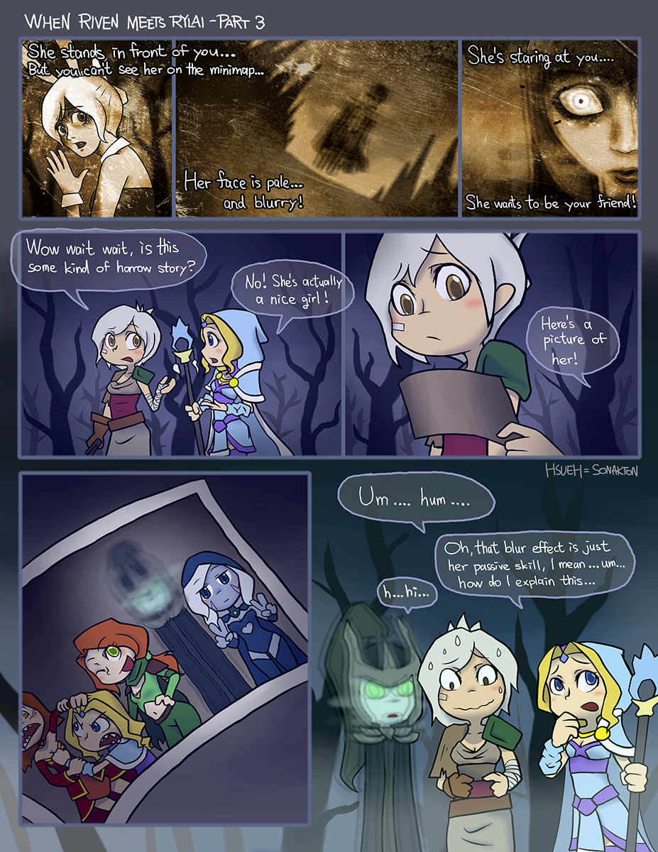 Crossover:When Riven meets Rylai - Part 3 by phsueh