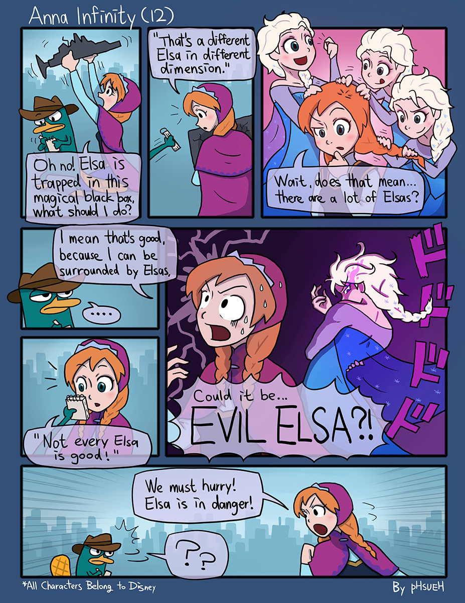 Elsa Many Anna Infinity (12) - So Many Elsa by phsueh on DeviantArt