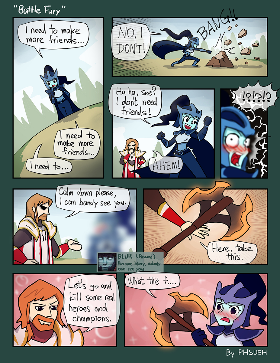 (Dota2 Comic) Battle Fury