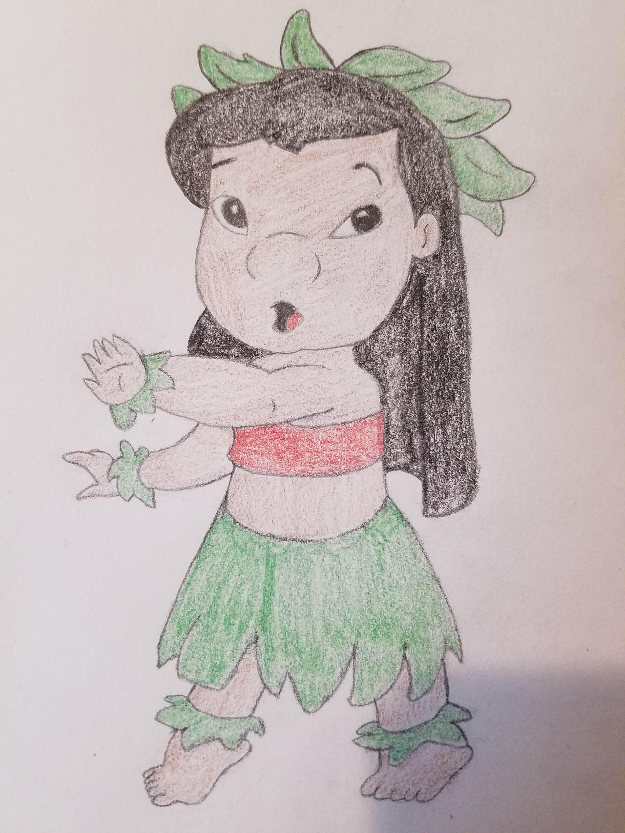 Lilo - Hula Dancing by RaraClay on DeviantArt