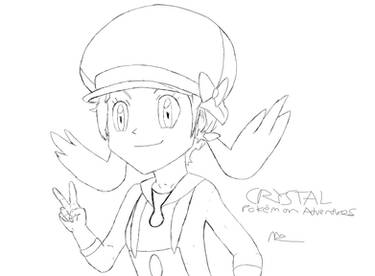 Crystal/Lyra from Pokemon Adventures/HGSS