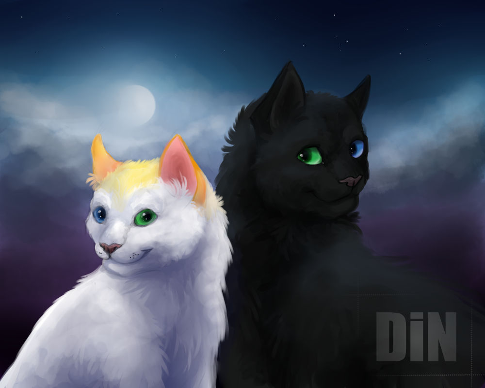 Under the Moon Light by DiN-the-Painter