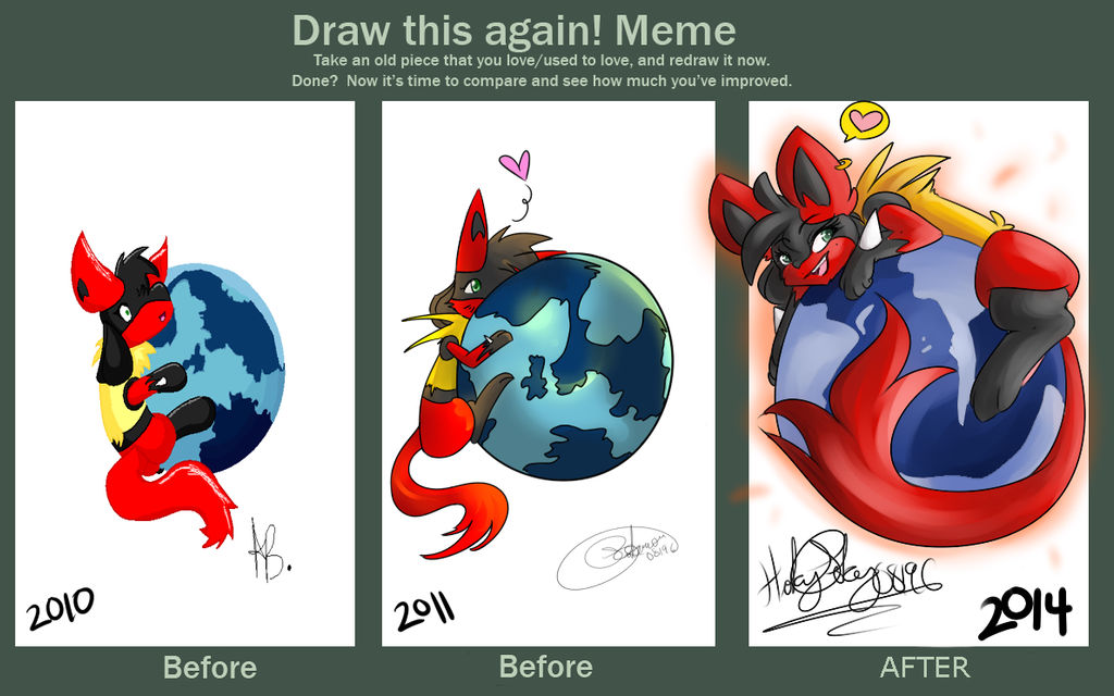 Draw This Again - Mozilla Lucario