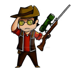 Team Fortress 2 Sniper Chibi