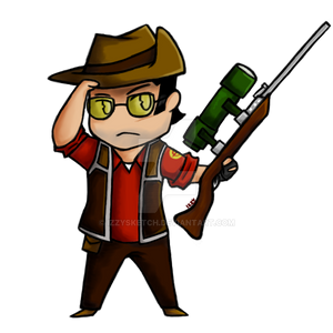 Team Fortress 2 Sniper Chibi