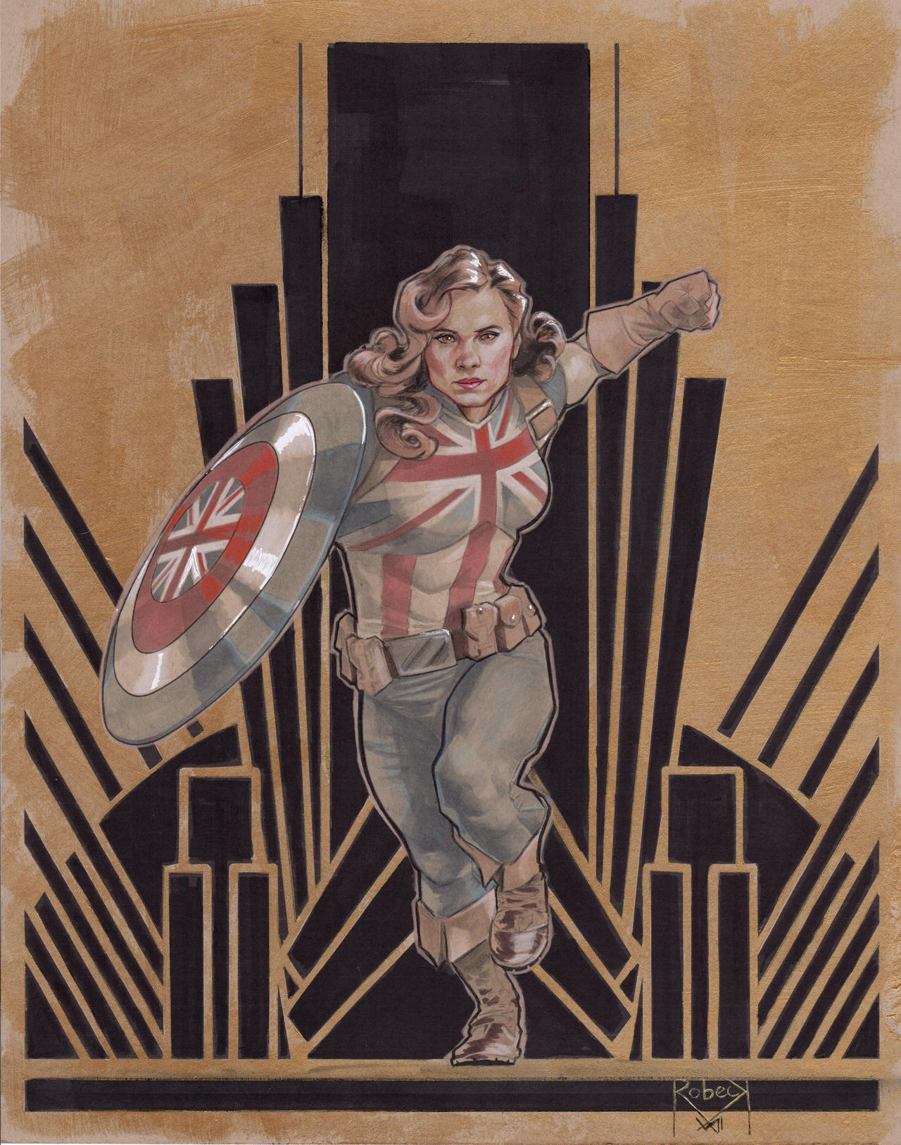 Captain Carter MarvelJuly2022 by ThadRobeck on DeviantArt