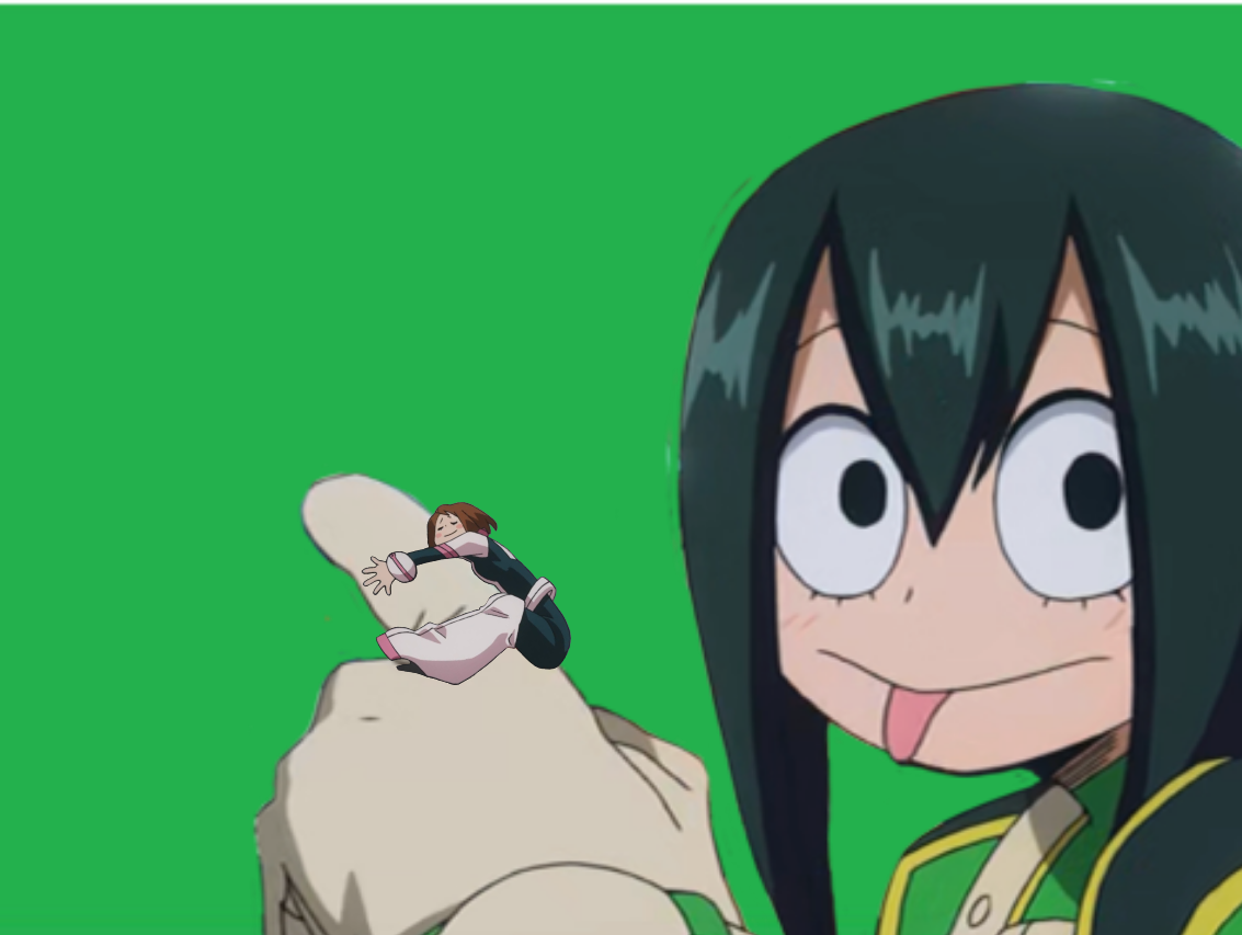 Uraraka Hugs Tsuyu