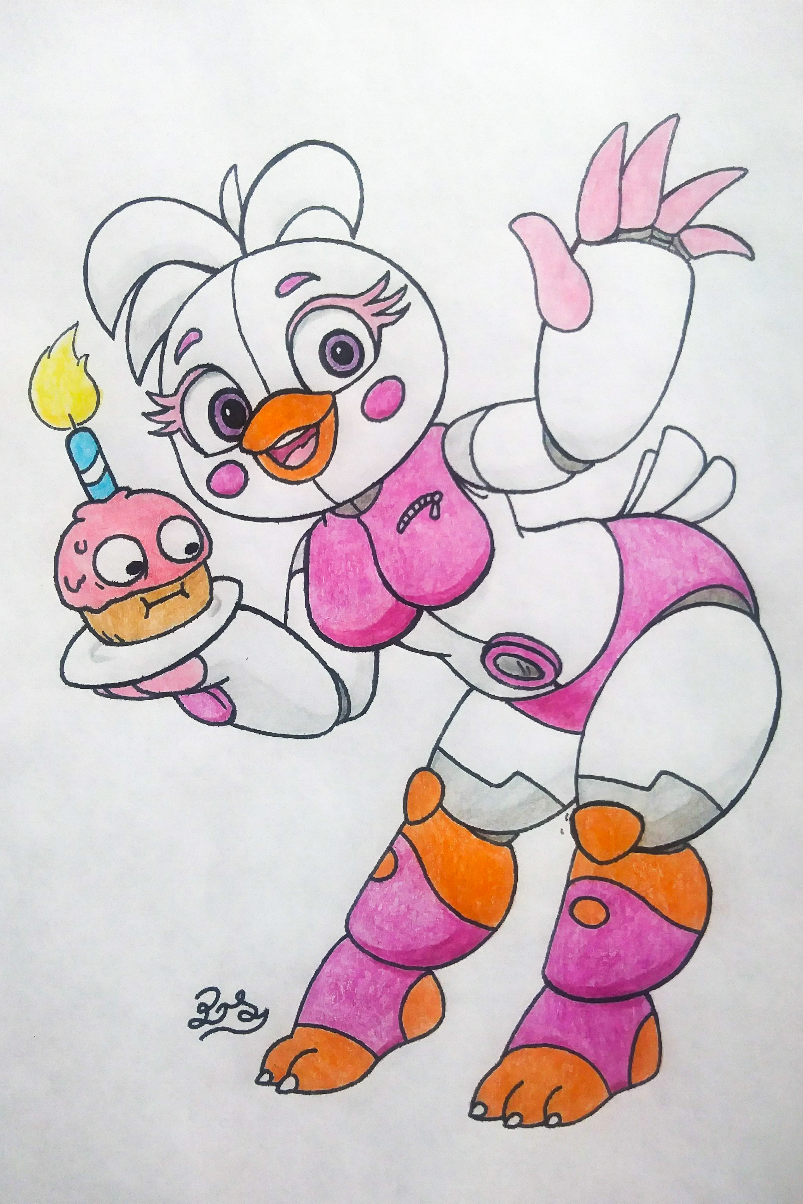 Pinky Pills na platformi X: „Wohoo, Funtime Chica! #FuntimeChica