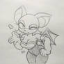 Rouge The Bat kissy sketch