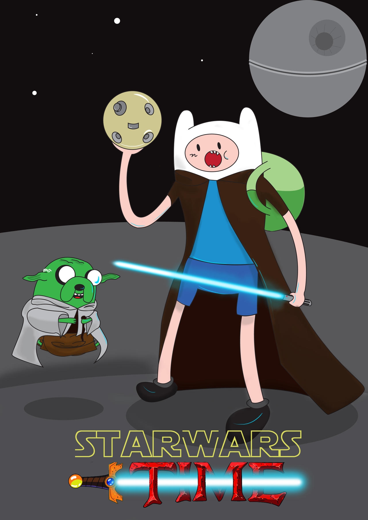 Finn goes Jedi this time!